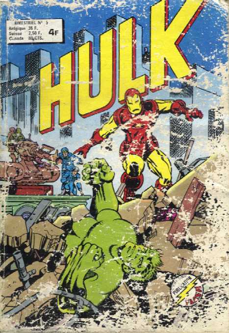 Scan de la Couverture Hulk Publication Flash n 5